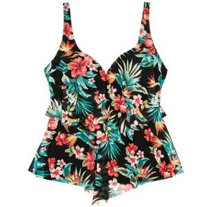 V-neck Tankini Swim Top Women's